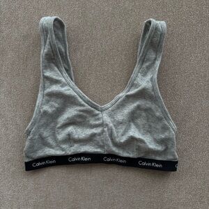 Calvin Klein Gray Bralette